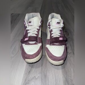 Nike Air Trainer 1 Valentines Day Dark Pony and medium Pink Sneakers